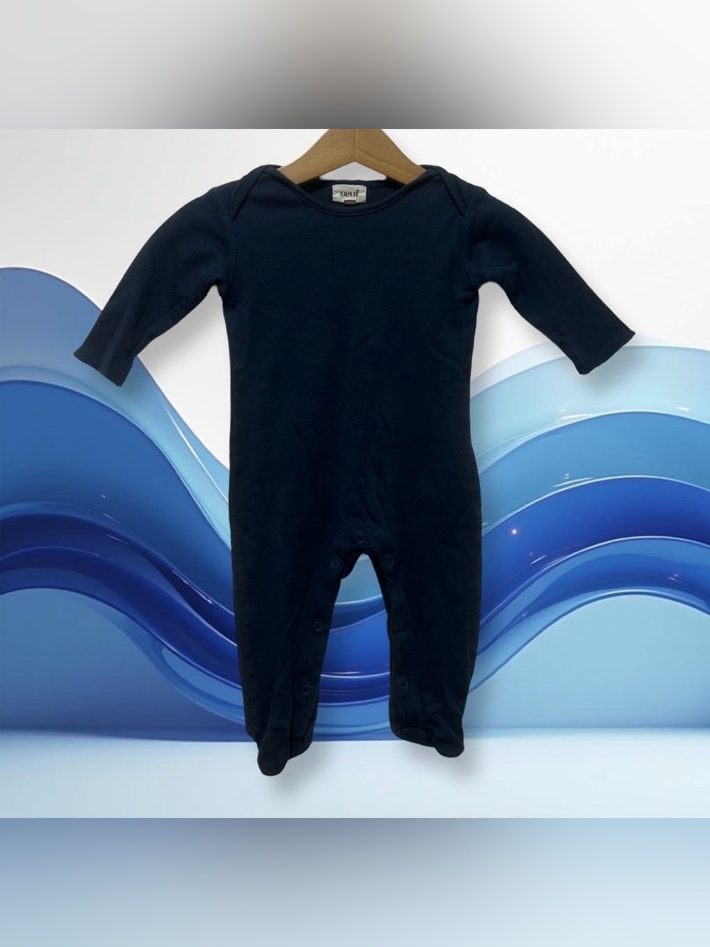 Oeuf Footie
Great condition
3-6 months
Blue
Retail $78